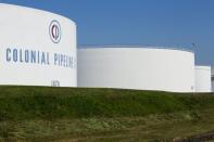 FILE PHOTO: Holding tanks are seen at a Colonial Pipeline facility in an undated photograph