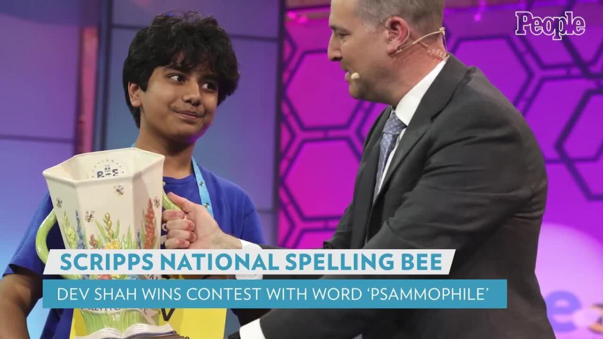 Dev Shah, 14, Crowned Scripps National Spelling Bee Champion — See His