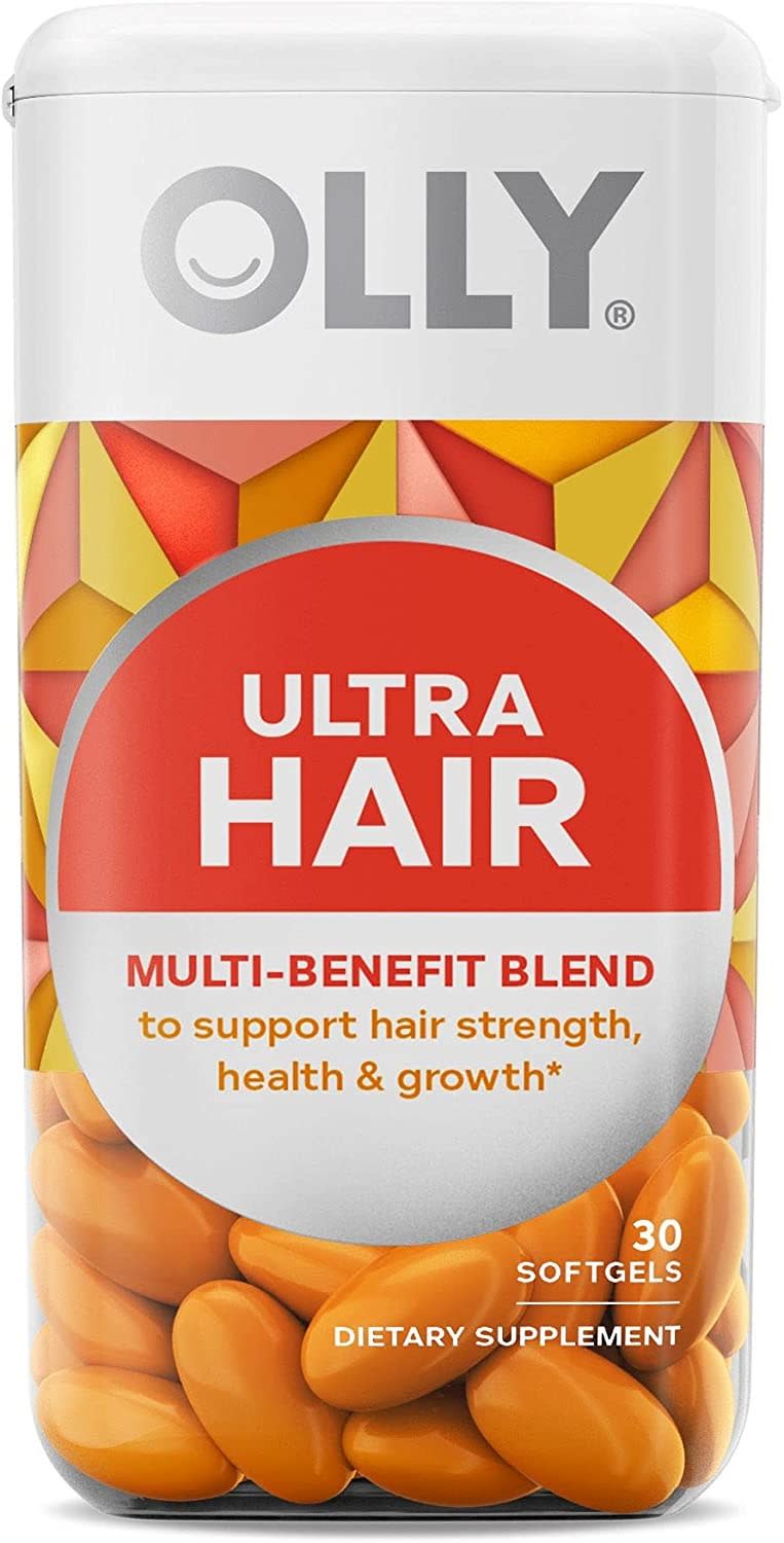 OLLY Ultra Strength Hair Softgels, best biotin supplements