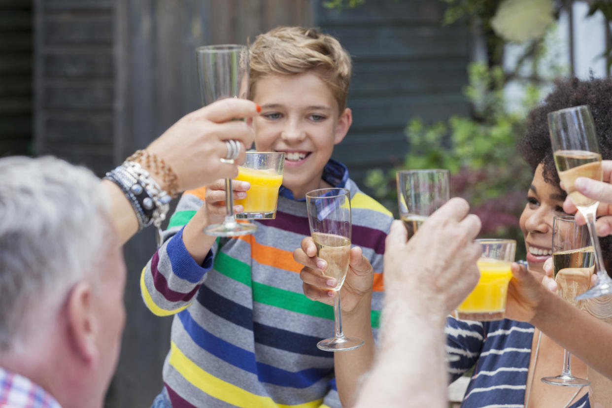 How much alcohol is it safe to drink when your children are present? (Getty Images)