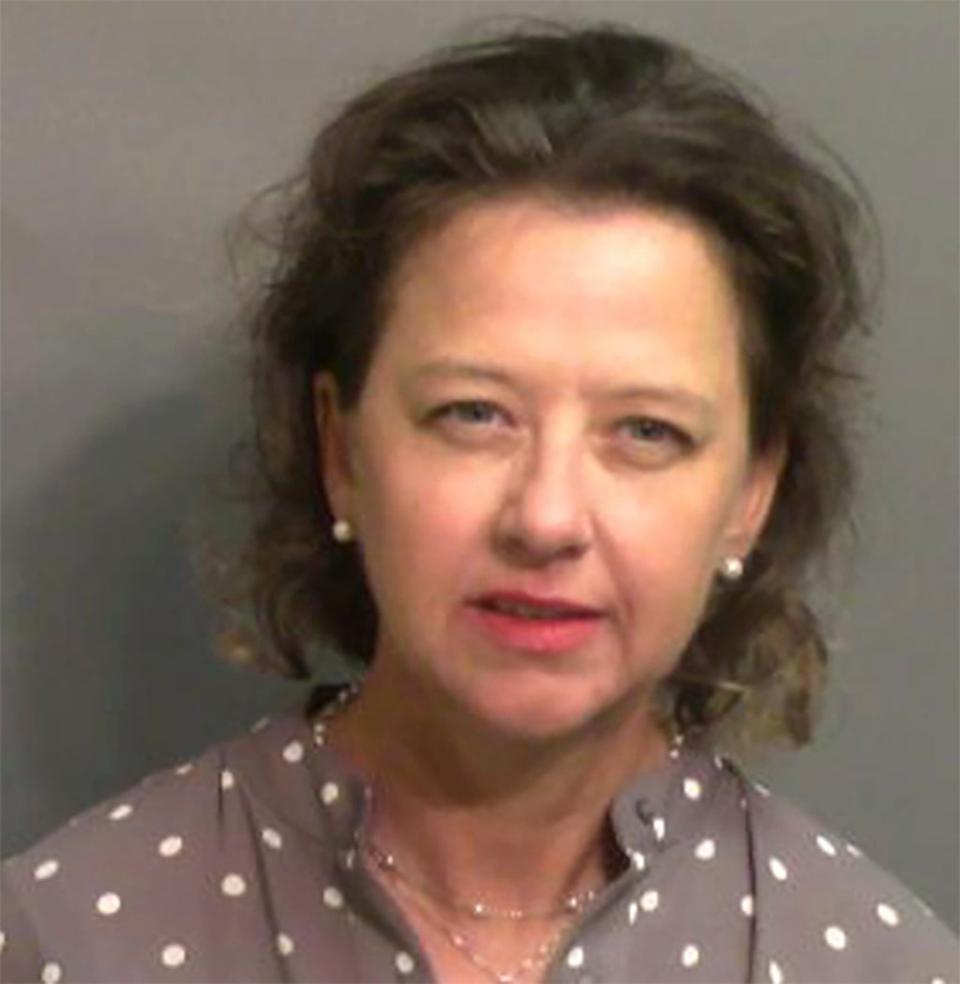 Former DA Jackie Johnson who is now being charged over her handling of the case (Glynn County Sheriff’s Office)