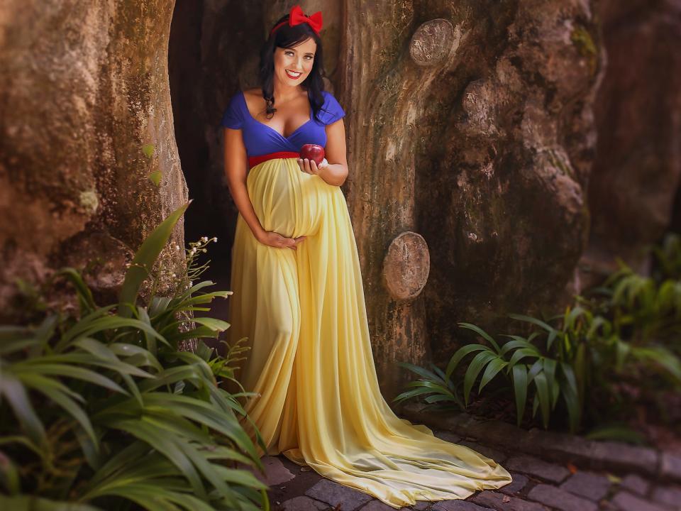 Pregnant Disney Princess Photo Shoot