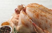 <p>Follow <a href="https://www.thedailymeal.com/recipes/classic-herb-rubbed-turkey-recipe?referrer=yahoo&category=beauty_food&include_utm=1&utm_medium=referral&utm_source=yahoo&utm_campaign=feed" rel="nofollow noopener" target="_blank" data-ylk="slk:a simple-yet-herbaceous turkey recipe;elm:context_link;itc:0;sec:content-canvas" class="link ">a simple-yet-herbaceous turkey recipe</a>. The best way to avoid a bland bird is to remember the inside of your turkey. After you pat the outside and cavity of the bird with paper towels, season the entire thing liberally with salt and pepper, including the cavity. Then stuff the cavity loosely with aromatics such as garlic, onion, lemon, thyme and other herbs. Brush the outside of your turkey with a thyme-infused butter, and you’ll have a well-seasoned main course.</p>