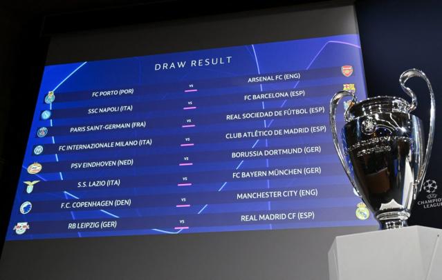 Champions League Holds Its Draw - The New York Times