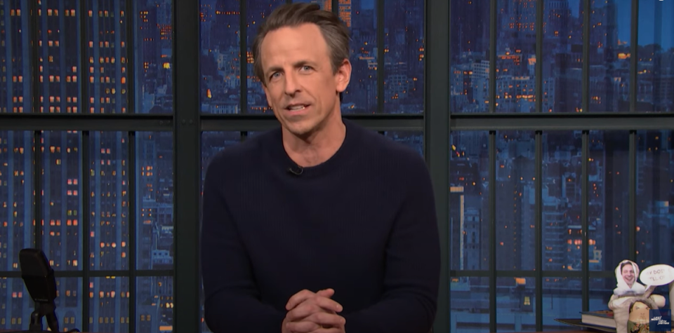 Mr Meyers pokes fun at Lindsay Graham and Peter Navarro (Late Night with Seth Meyers)