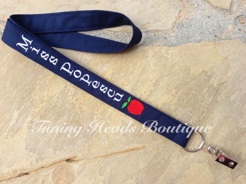 23) Personalized Lanyard & Badge Holder