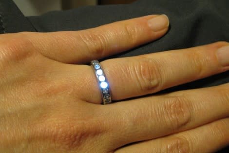 Forget Butterflies, This Ring Lights Up When Your Partner Is Near