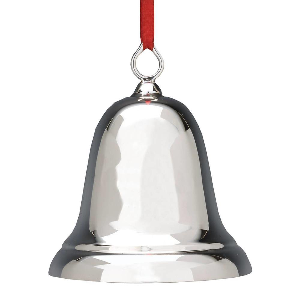 <p><a href="https://www.reedandbarton.com/products/ring-in-the-season-legacy-bell-sterling-ornament" rel="nofollow noopener" target="_blank" data-ylk="slk:Shop Now;elm:context_link;itc:0;sec:content-canvas" class="link ">Shop Now</a></p><p>Ring in the Season Legacy Bell Sterling Ornament</p><p>reedandbarton.com</p><p>$200.00</p><span class="copyright">Reed and Barton </span>