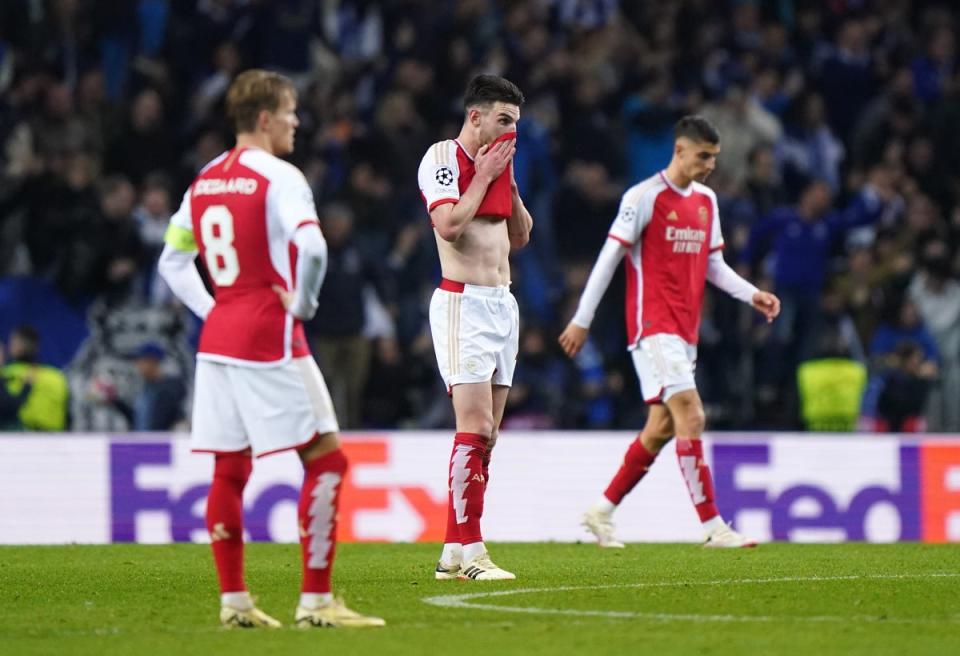 Arsenal’s first-leg defeat means they must come from behind at the Emirates Stadium in order to progress (Bradley Collyer/PA Wire)