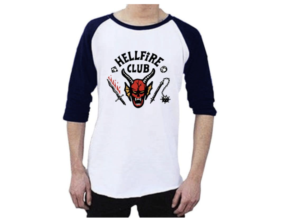 Camisa de Stranger Things Hellfire Club. (Foto: Amazon)