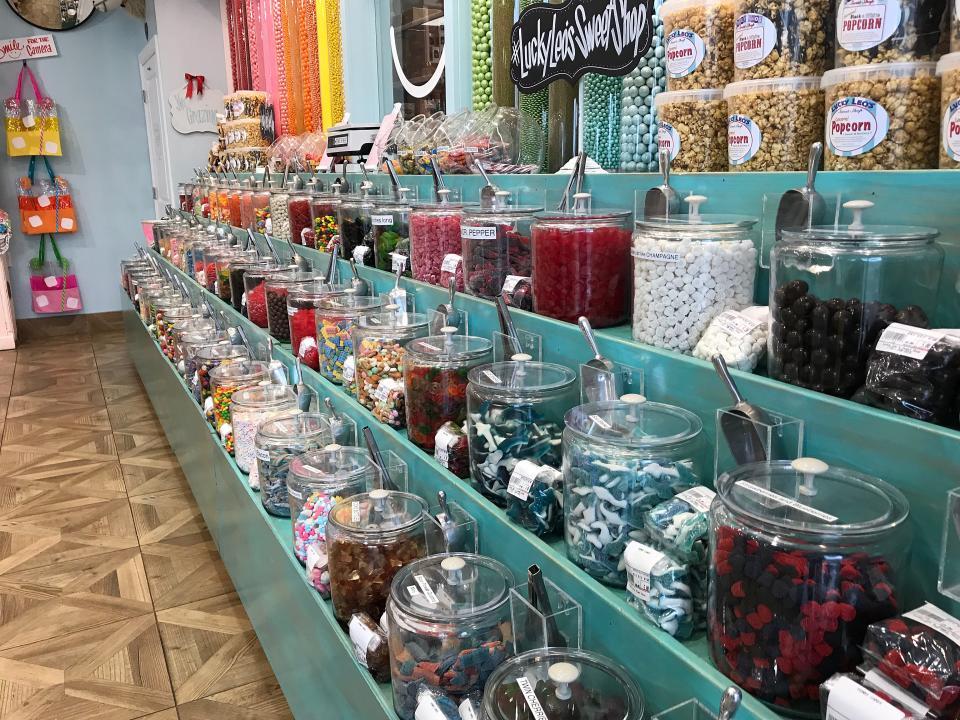 Candies at Lucky Leo's Sweet Shop in Seaside Heights.