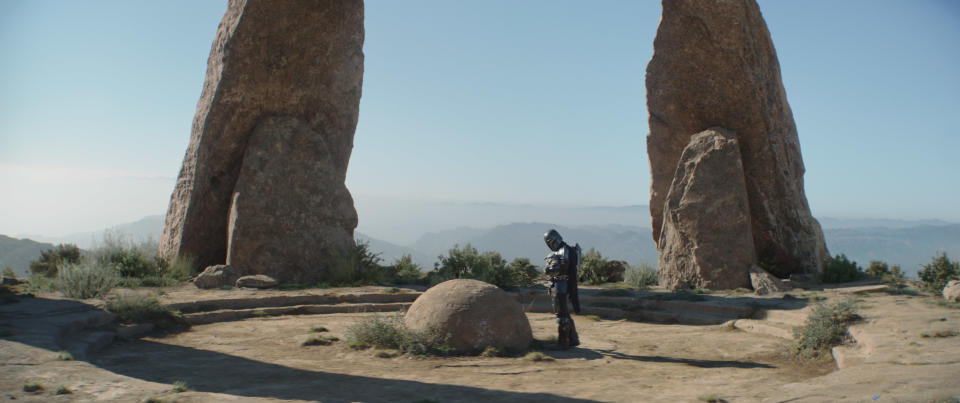 A still from The Mandalorian - The Tragedy - streaming exclusively on Disney+ (Lucasfilm)