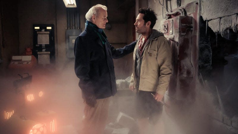 Bill Murray and Paul Rudd in Ghostbusters: Frozen Empire