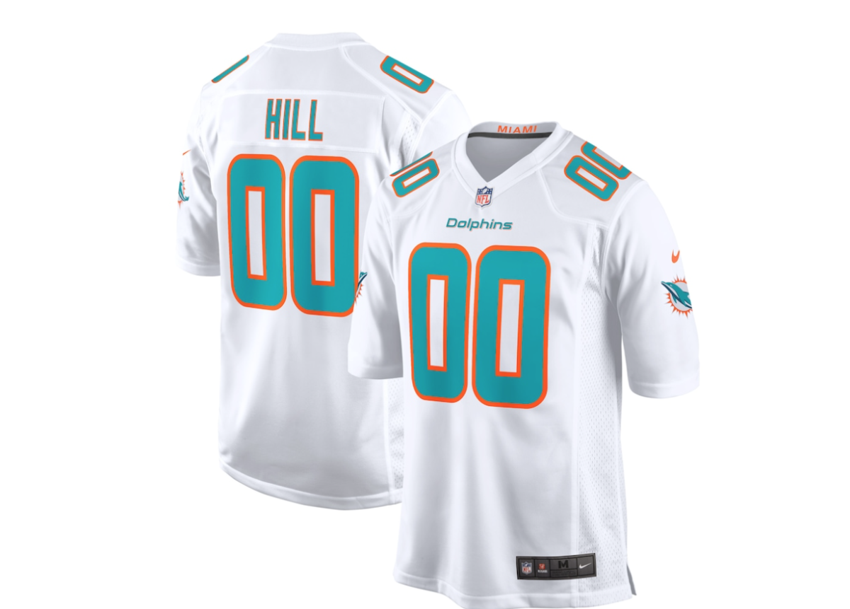 Tyreek Hill Miami Dolphins jersey, get all your official Tyreek Hill  Dolphins gear now