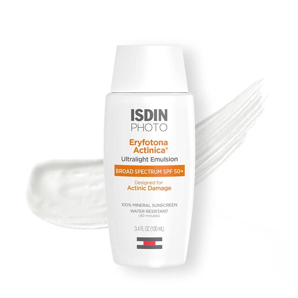 ISDIN Eryfotona Actinica Zinc Oxide and 100% Mineral Sunscreen Broad Spectrum SPF 50