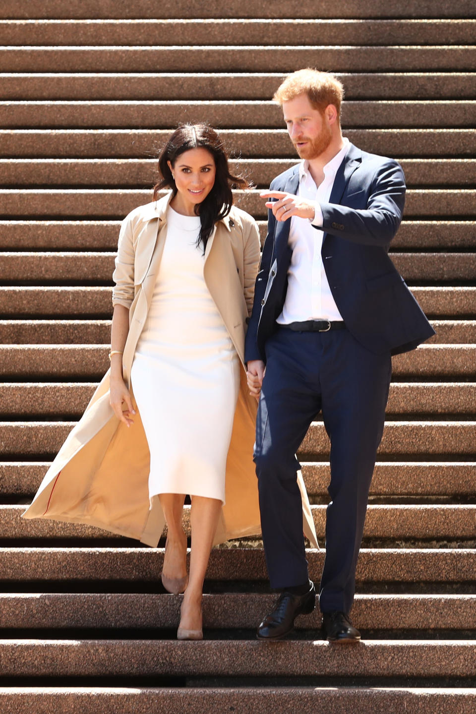 Prince Harry, Duke of Sussex and Meghan, Duchess of Sussex during the first day of their hectic royal tour of Australia, NZ, Tonga and Fiji. Source: Getty