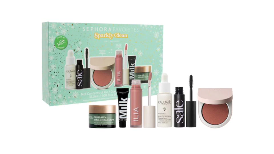 Best stocking stuffers: Sparkly Clean Makeup set