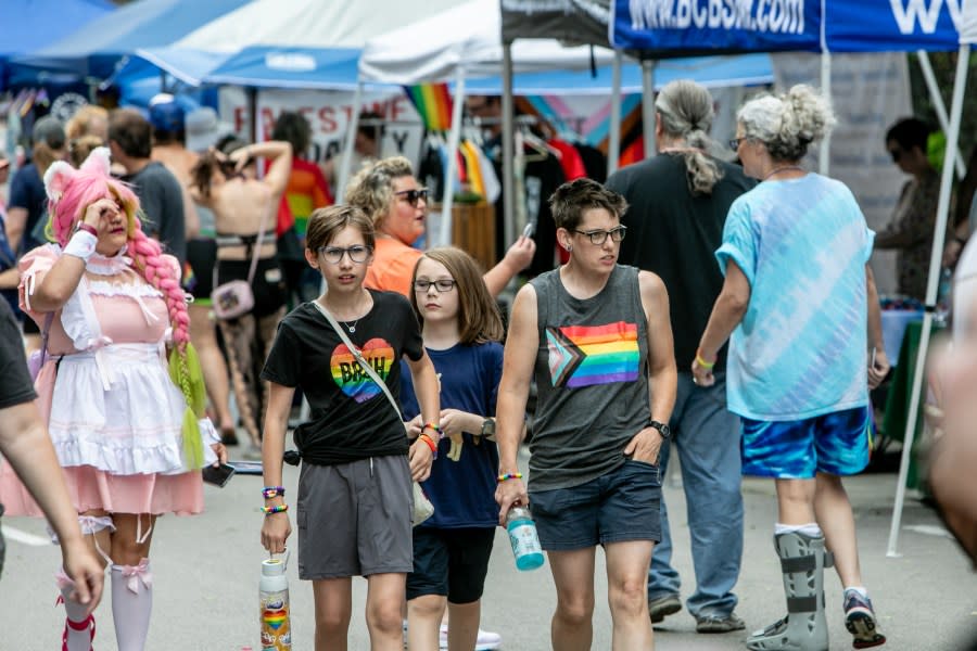 Grand Rapids Pride Festival on Saturday, June 22, 2024. (Michael Buck/WOOD TV8)