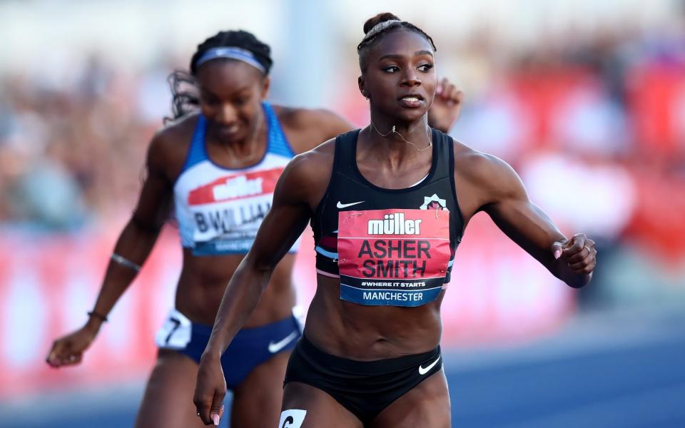 Dina Asher-Smith 'fuming' after shock defeat to British rival Daryll Neita - GETTY IMAGES