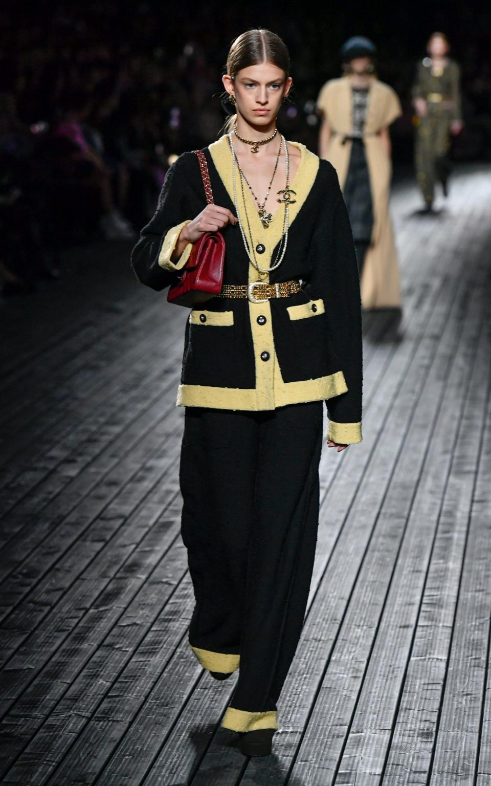 Model on the runway at Chanel RTW Fall 2024