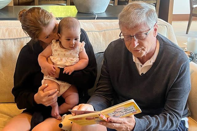 <p>Jennifer Gates/Instagram </p> Jennifer Gates with her daughter and father Bill Gates