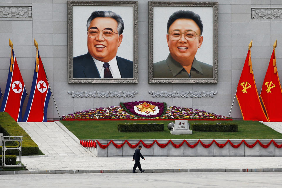 <em>Threats – North Korea has warned that it could reduce the US mainland to ashes at any moment (Picture: Reuters)</em>