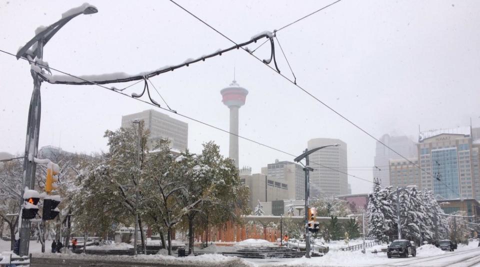 Calgary snow