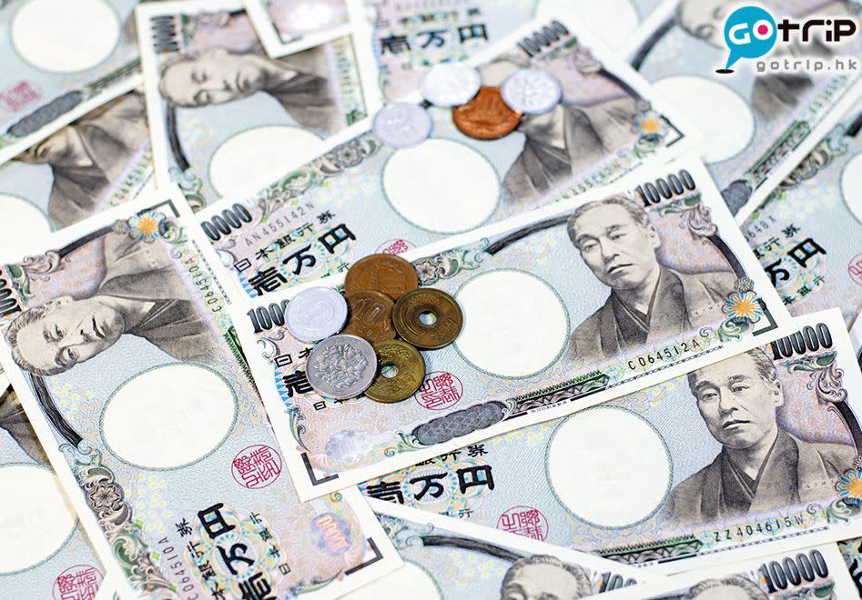 港元兌日圓(每百)大約$7.11至$7.24，就應該要吸納。