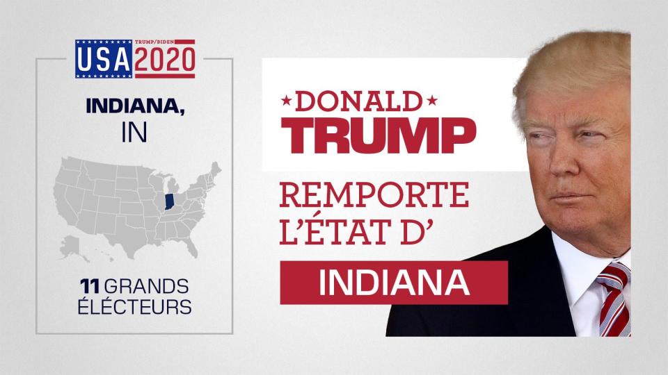 Donald Trump remporte l'Indiana - BFMTV