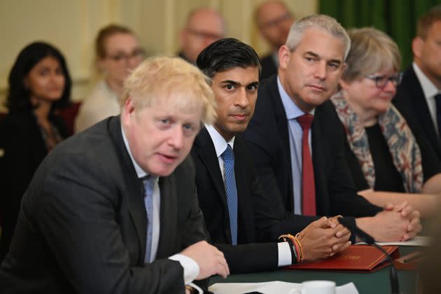 Johnson and Sunak are allegedly in the middle of a row  (Photo: Ben Stansall via PA Wire/PA Images)