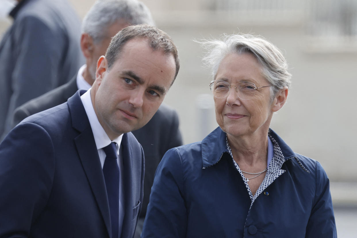 Sébastien Lecornu, ministre des Armées, fait partie des personnalités évoquées pour remplacer Élisabeth Borne au poste de Premier ministre. (Photo Ludovic MARIN / POOL / AFP)