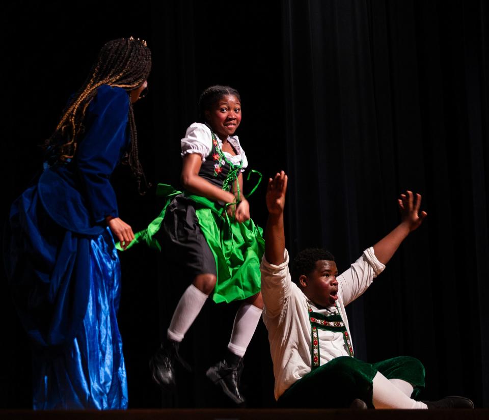 The Godby Players Drama Club won best show for their one act children's play "Rumpelstiltskin."