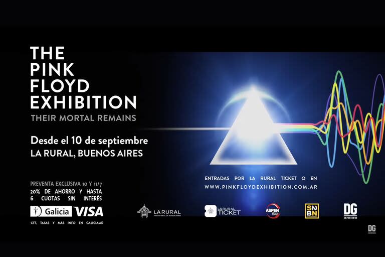 Pink Floyd Exhibition: Their Mortal Remains, el evento que llega a Buenos Aires