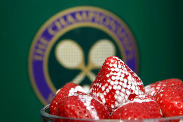 Strawberries and cream at Wimbledon