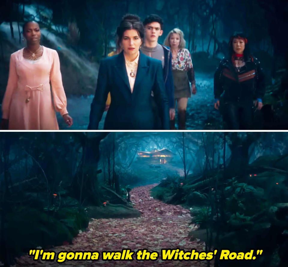 The run of comics featuring the Witches' Road was written by James Robinson. The story follows the Scarlet Witch, aka Wanda Maximoff, who journeys across the globe to try and fix witchcraft, which is broken.