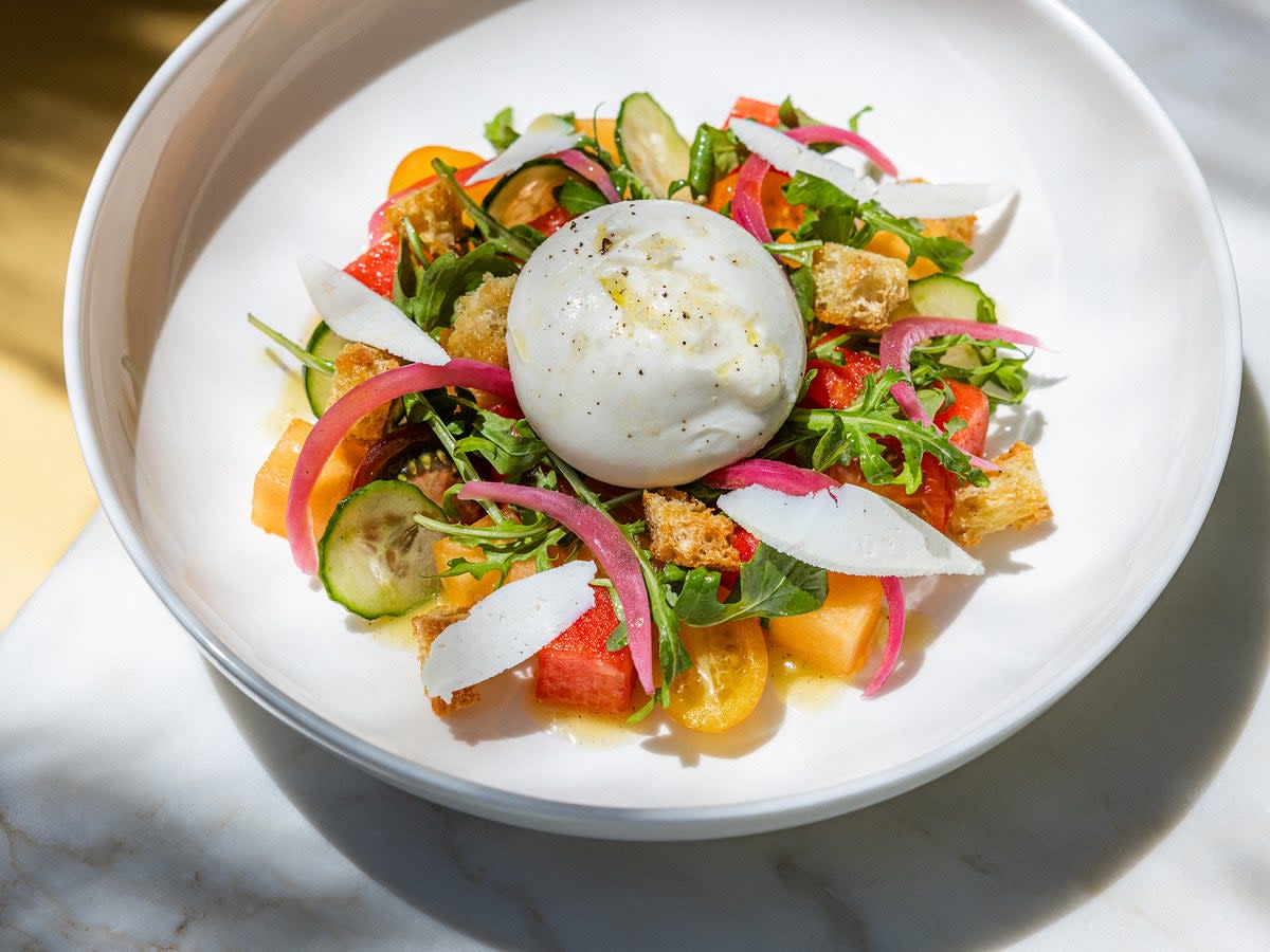 This Californian panzanella is the perfect light dish for those long summer evenings (The Beverly Hills Hotel)