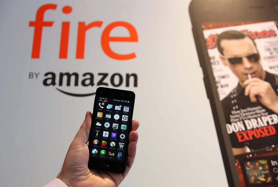 Das Fire Phone war das erste Smartphone von Amazon (Bild: Getty Images)