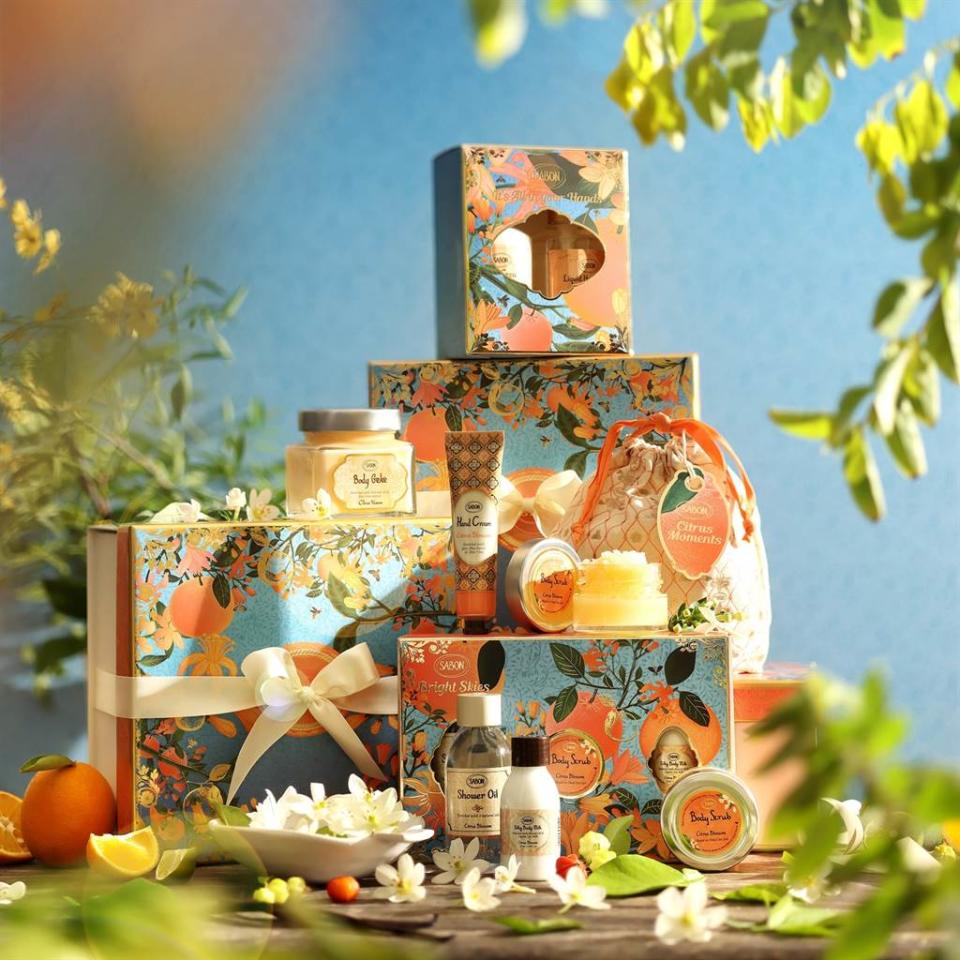 SABON橙花漫舞系列限量禮盒。（圖／品牌提供）