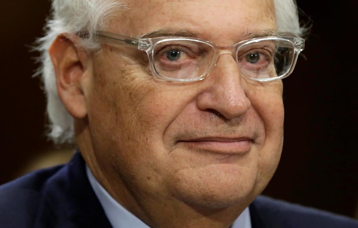 David Friedman has been a staunch defender of Israeli settlements: REUTERS