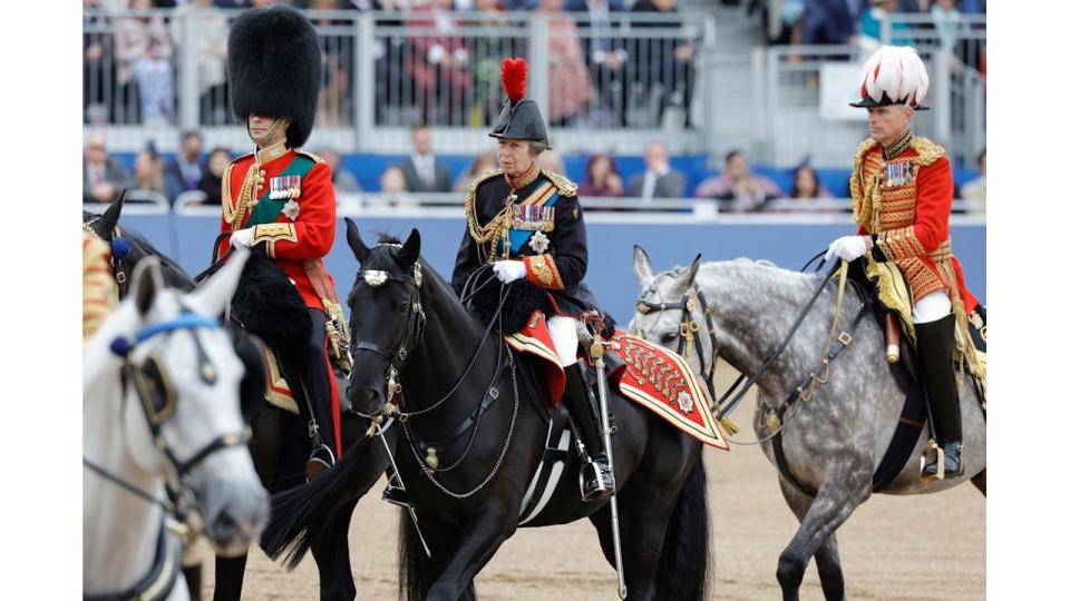 princess anne trooping the colour 2024