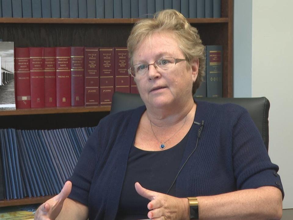 Brenda Picard, the executive director of the P.E.I. Human Rights Commission, says staff are making some progress in clearing a backlog of cases.  (Brian Higgins/CBC - image credit)