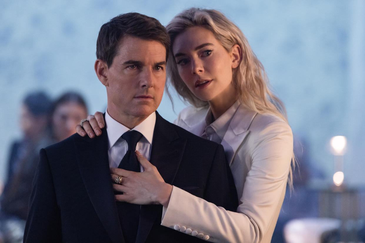 Tom Cruise y Vanessa Kirby en Misión Imposibles: Sentencia mortal - Parte 1 de Paramount Pictures y Skydance.