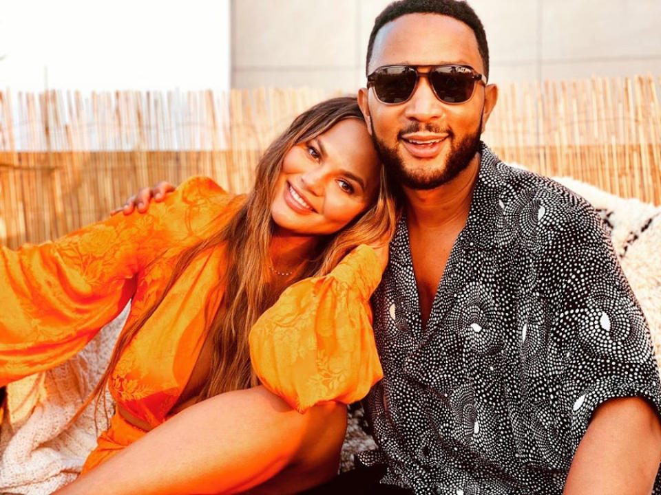 Chrissy Teigen said she and John Legend had given the name Jack to their unborn son. — Picture from Instagram/chrissyteigen