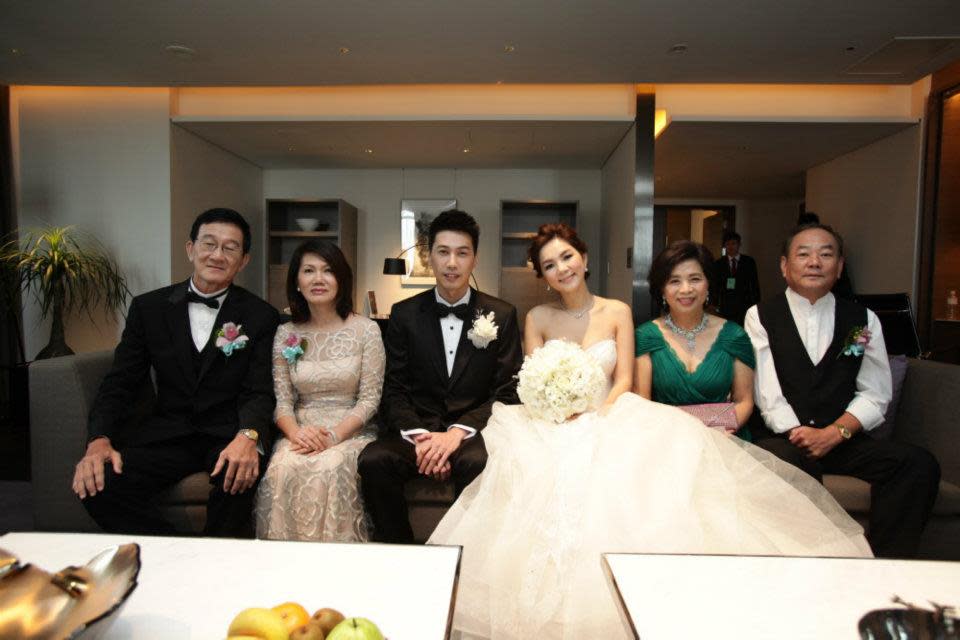 The newly-weds and the in-laws