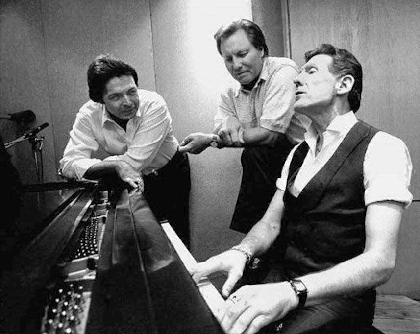 A grown-up photo of the three famous cousins: Mickey Gilley, Jimmy Swaggart and Jerry Lee Lewis. (Jackie Finch / Courtesy photo)