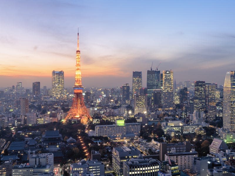 tokyo japan skyline