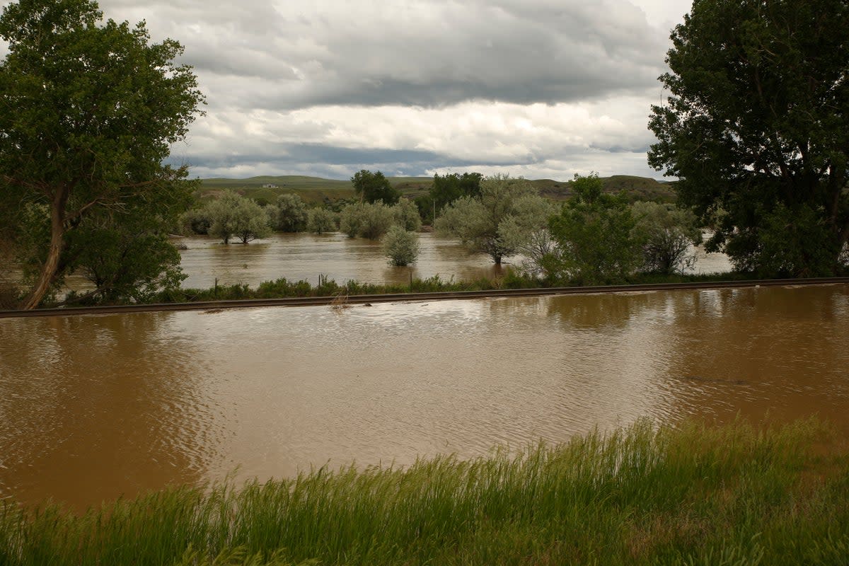 YELLOWSTONE INUNDACIONES IMPACTO (AP)