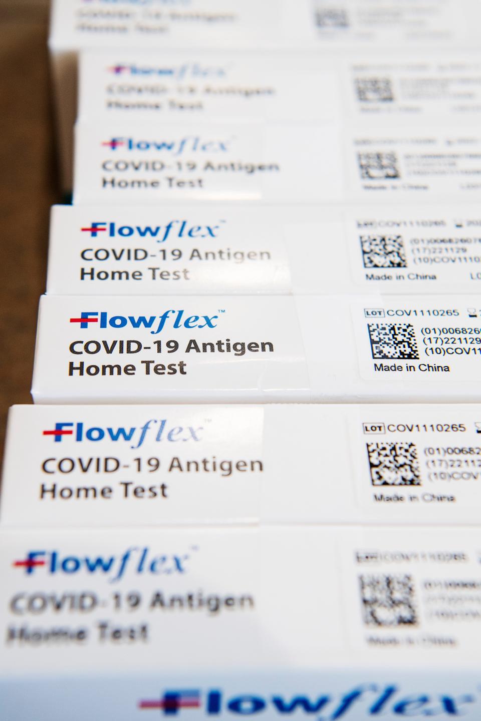 The shelf life for Flowflex COVID-19 Antigen home tests was extended by the FDA.