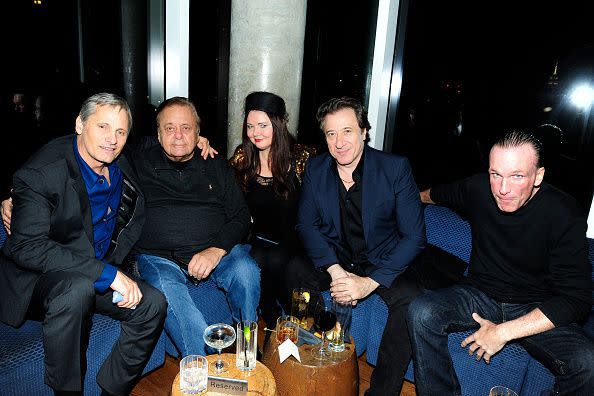 NEW YORK, NY - NOVEMBER 14: Viggo Mortensen, Paul Sorvino, Dee Dee Sorvino, Federico Castelluccio and Peter Greene attend Universal Pictures With The Cinema Society Host The After Party For 