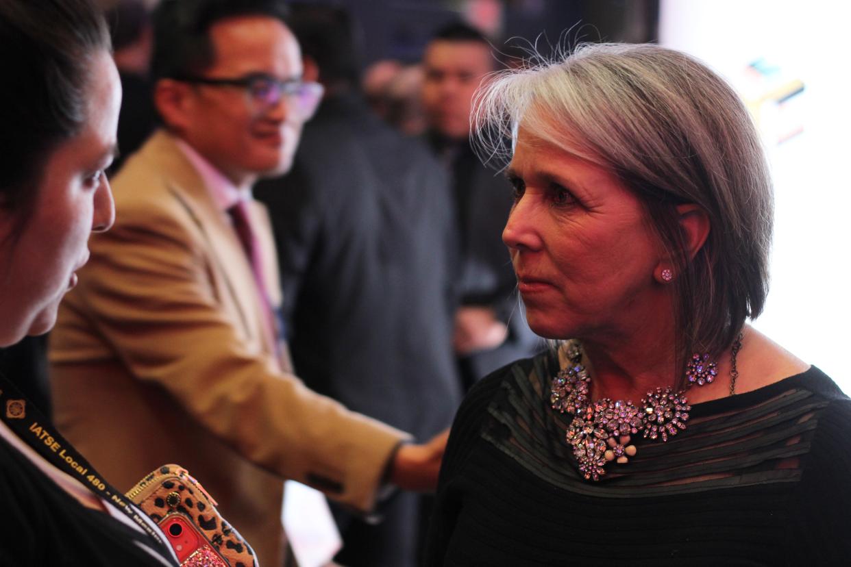 New Mexico Gov. Michelle Lujan Grisham attends the 2022 Las Cruces International Film Festival on March 3, 2022.